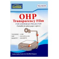 Suremark SQ-6633 OHP Transparency Film A4 100's