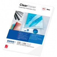 GBC PVC Binding Cover 0.18mm A4 100'S Clear