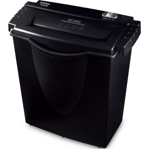 Aurora Personal Shredder AS600SB Straight Cut 6 Sheets