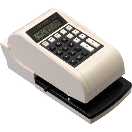 Biosystem 3-Currencies Cheque Writer iCheque-5 (S$, RM, Number)