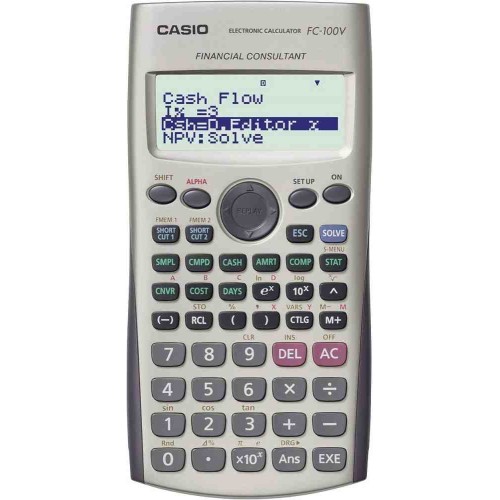 Casio Financial Calculator FC-100V 10+2 Digits