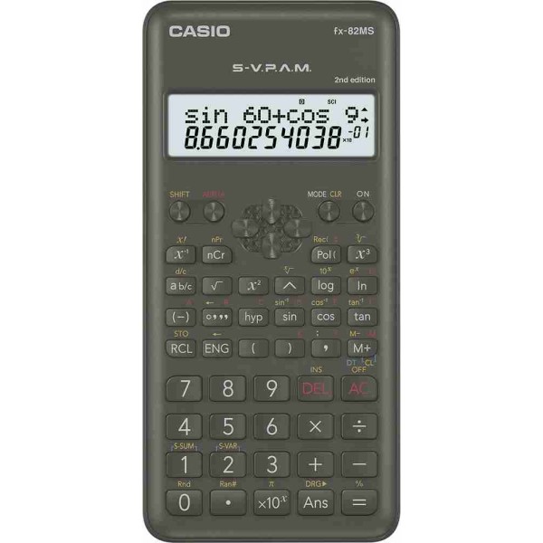 Casio Scientific Calculator fx-82MS 10+2 Digits