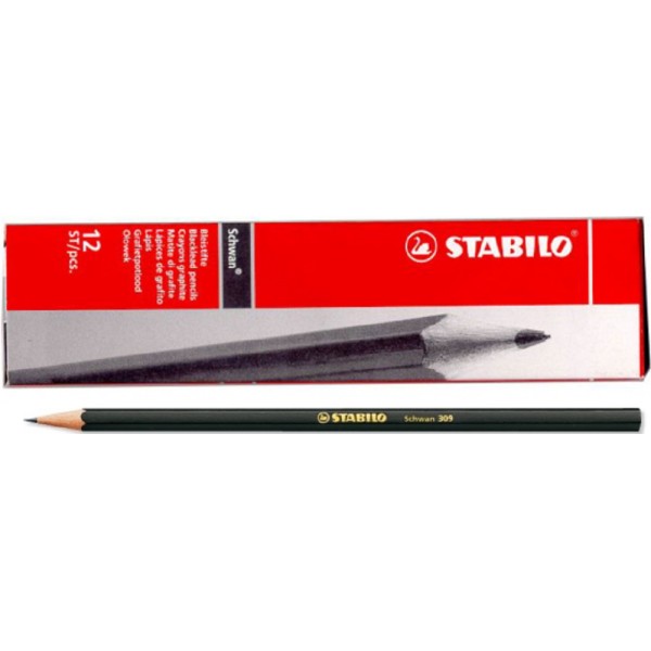STABILO Schwan Pencil (12 Pencils) 2B