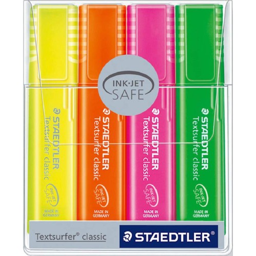 Staedtler Textsurfer Classic Highlighter 4'S