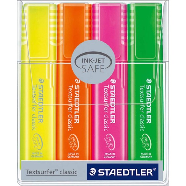 Staedtler Textsurfer Classic Highlighter 4'S