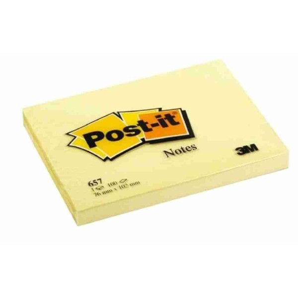 3M Post-it Notes 657-1CY (3" x 4")