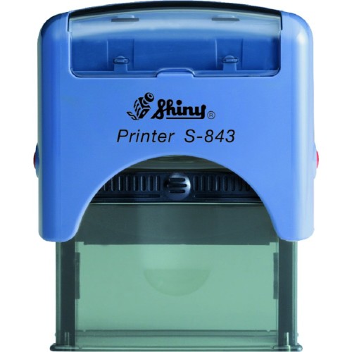 Shiny S-843 Custom-Made Self-Inking Stamp (47 x 18mm)
