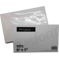 Besform Plain Cards (8" x 5") 50'S