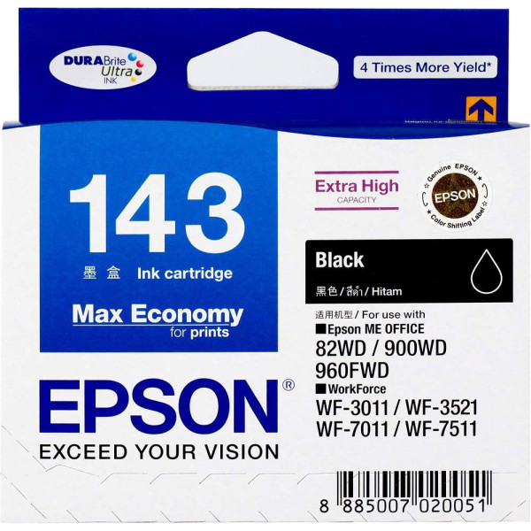 Epson Ink Cartridge (143) Black