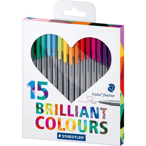Staedtler Triplus Fineliner 15'S 0.3mm