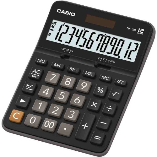 Casio Desktop Calculator (175.5 x 129 x 33.2mm) DX-12B 12 Digits