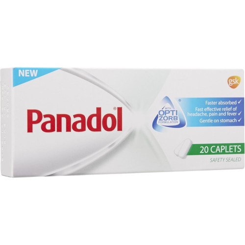 Panadol w/Optizorb (20 Caplets)