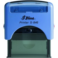 Shiny S-846 Custom-Made Self-Inking Stamp (27 x 65mm)