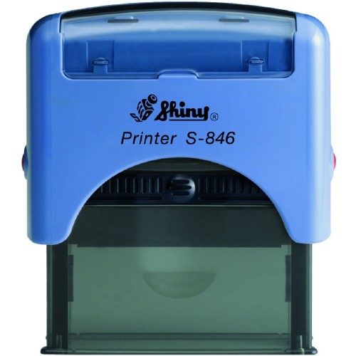 Shiny S-846 Custom-Made Self-Inking Stamp (27 x 65mm)