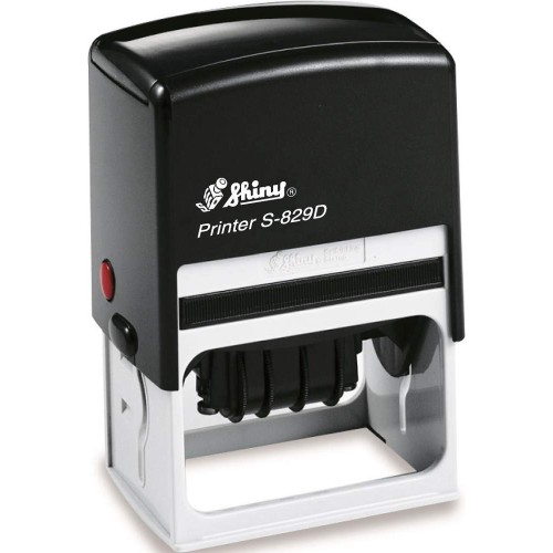 Shiny S-829D Custom-Made Self-Inking Stamp (64 x 40mm)