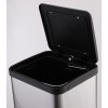 Stainless Steel Waste Bin w/Pedal (26.0 x 25.5 x 49.5cm) 15L