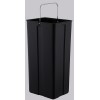 Stainless Steel Waste Bin w/Pedal (26.0 x 25.5 x 49.5cm) 15L