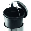 Round Stainless Steel Waste Bin w/Pedal (25.2 x 39.0cm) 12L