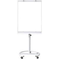 Magnetic Flip Chart Whiteboard (60 x 90cm) Castor Wheel w/2-Foldable Steel Bars