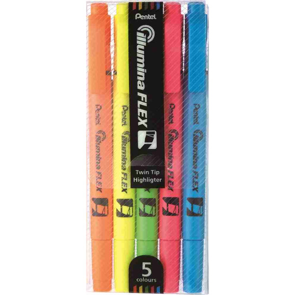 Pentel illumina Flex Twin Tip Highlighter