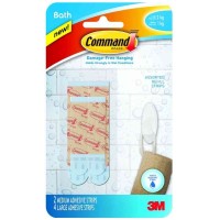 3M Command BATH22-ES Damage-Free Hanging Assorted Water Resistant Strips