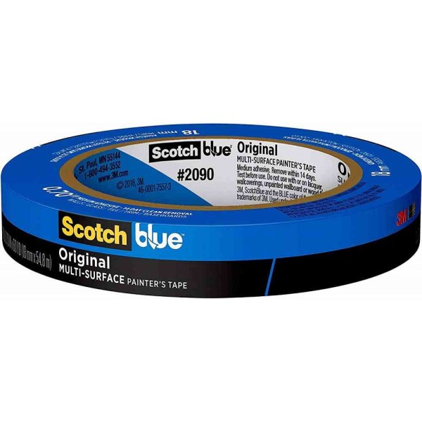 3M ScotchBlue Painter’s Tape 2090-18E (18mm x 60YD)