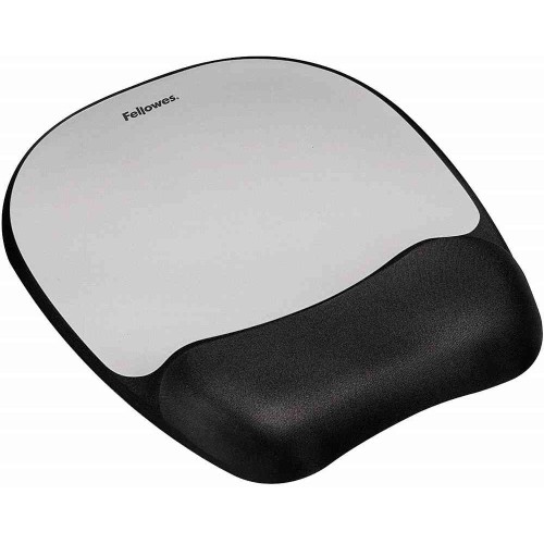Fellowes Memory Foam Mouse Pad Wrist Rest - Fabric