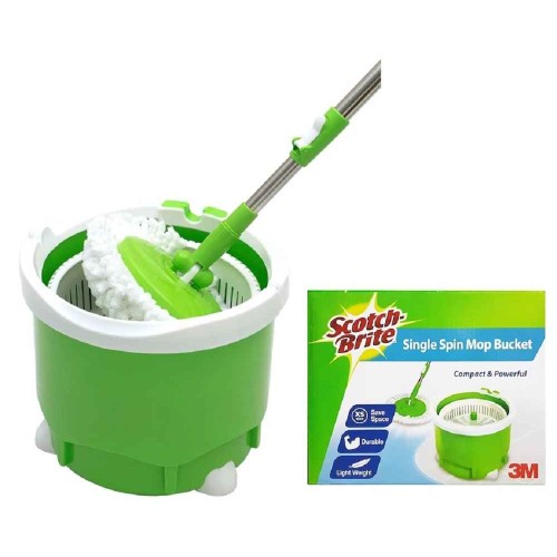 3M Scotch-Brite Single Bucket Spin Mop Set
