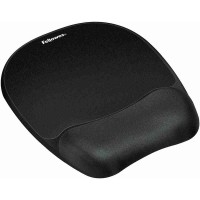 Fellowes Memory Foam Mouse Pad Wrist Rest - Fabric