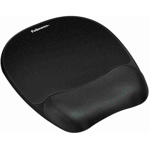 Fellowes Memory Foam Mouse Pad Wrist Rest - Fabric