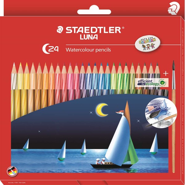 Staedtler Luna Watercolour Pencils 24'S