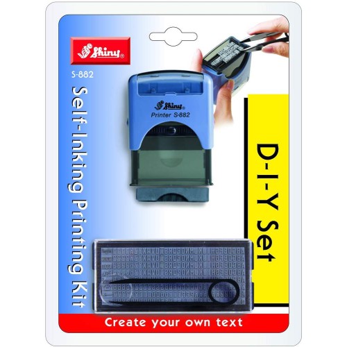 Shiny S-882 DIY Self-Inking Printing Kit (38 x 14mm)