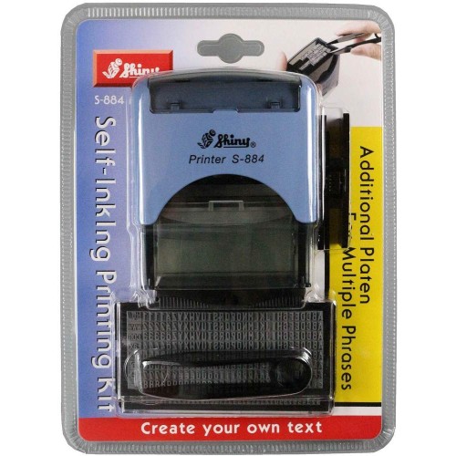 Shiny S-884 DIY Self-Inking Printing Kit (58 x 22mm)
