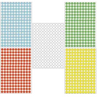 Herma Colour Round Labels 5632'S 8mm
