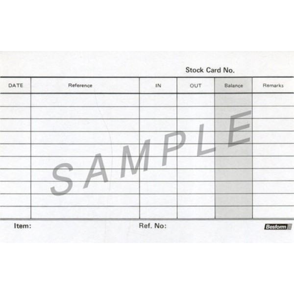 Besform Stock Cards (6" x 4") White 50'S