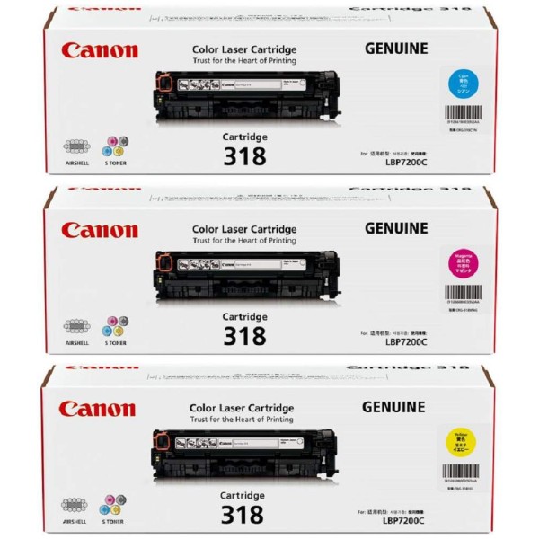Canon Toner Cartridge (318) Colour