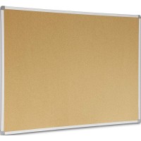Cork Noticeboard (90 x 120cm) Aluminium Frame - With Installation