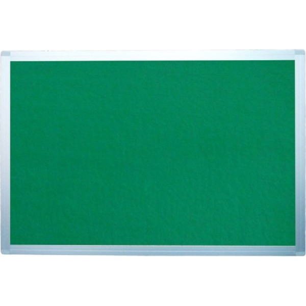 Felt Noticeboard (120 x 240cm) Aluminium Frame - With Installation