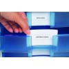 HAN File Cabinet 4 Drawers (368 x 294 x 235mm) Grey Clear