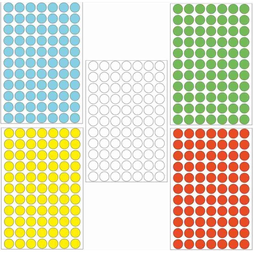 Herma Colour Round Labels 2464'S 13mm