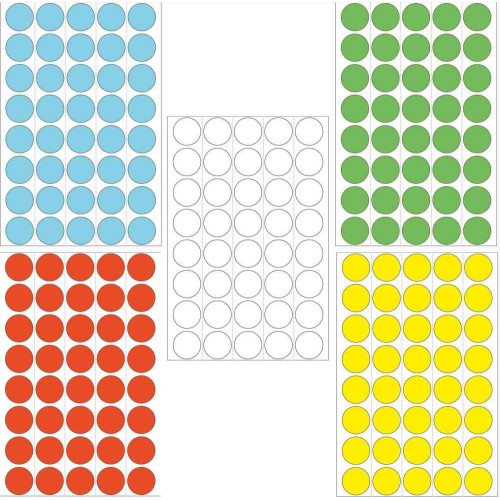 Herma Colour Round Labels 1280'S 19mm