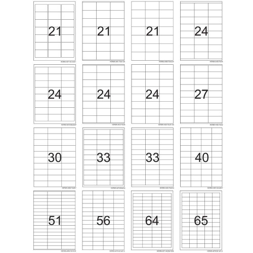 Herma Premium SuperPrint White Labels 100'S A4 (21-80)