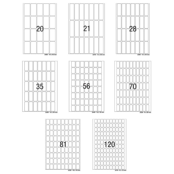 Herma Multi-Purpose White Labels 32'S (20-120)