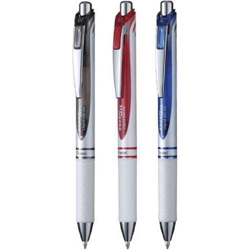 Pentel BL77PW EnerGel Roller Pen 0.7mm Retractable