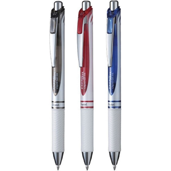Pentel BL77PW EnerGel Roller Pen 0.7mm Retractable