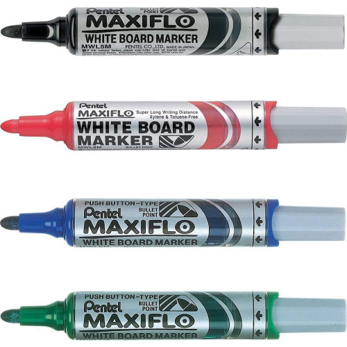 Pentel Maxiflo Whiteboard Marker Bullet Medium