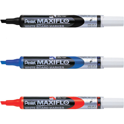 Pentel Maxiflo Whiteboard Marker Chisel Fine