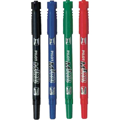 Pilot Permanent Twin Marker (Fine & Extra Fine)