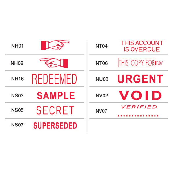 Pre-Inked Stamps