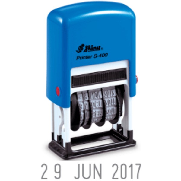 Shiny S-400 Self-Inking Date Stamp 4mm